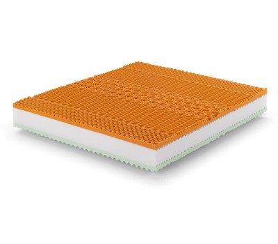 Memory Foam Double Mattress Rainbow Plus Model with Silver Cover - Marcapiuma 2