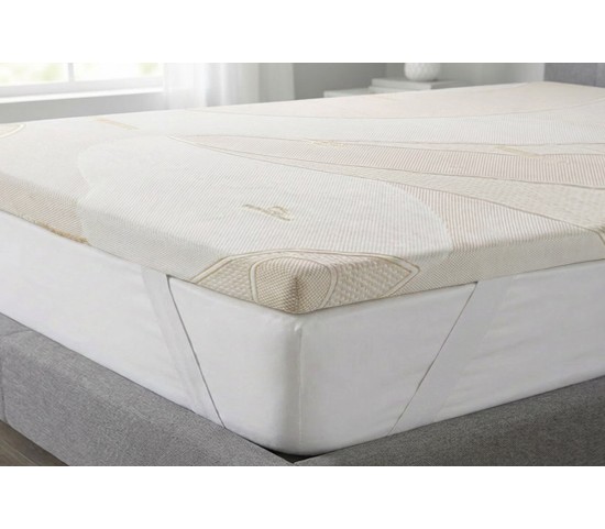 Topper in Lattice modello Ventus Matrimoniale Rivestimento Eco-Friendly elastici - Marcapiuma