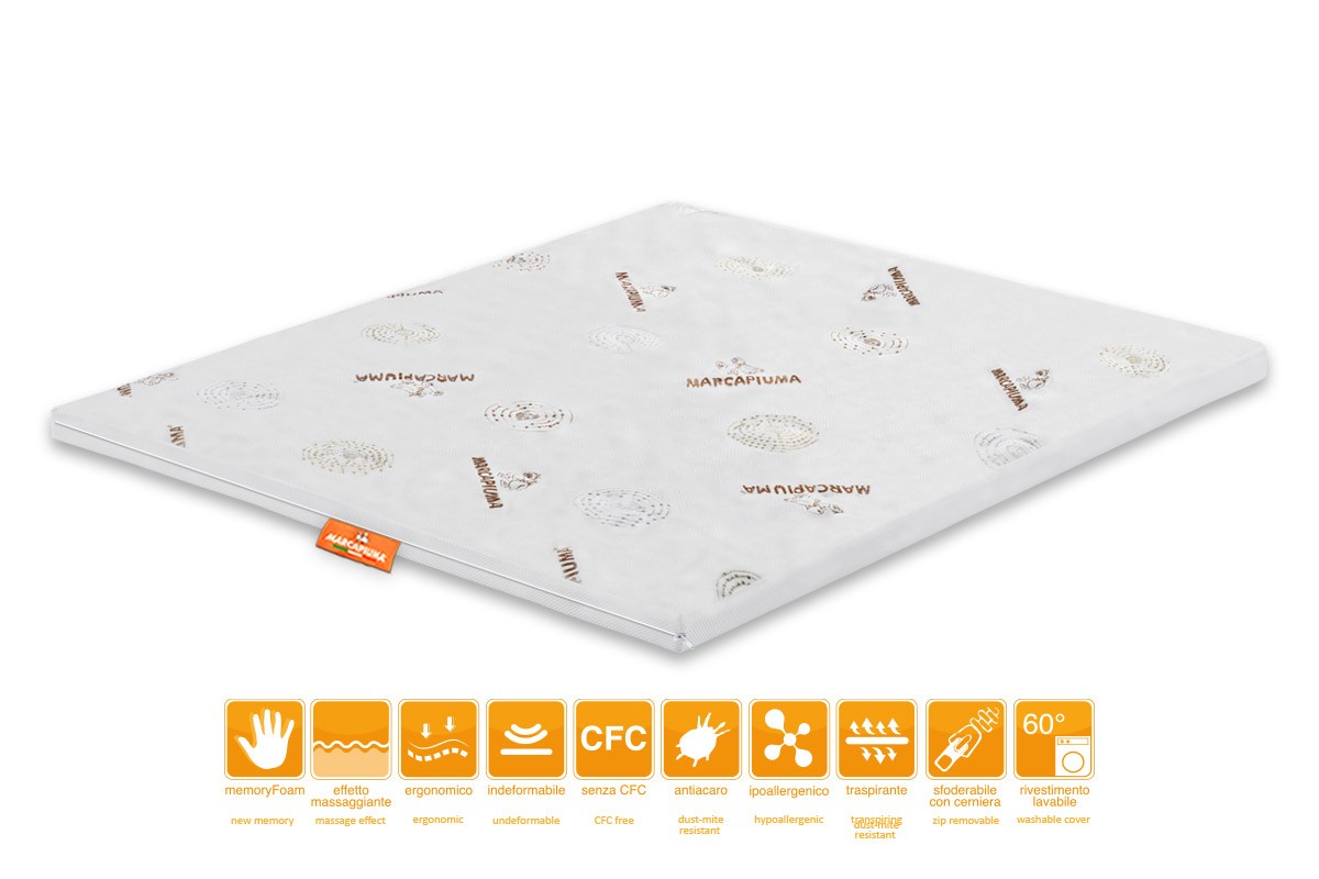 Comfort Model Double Topper – Luxury Cover - Marcapiuma