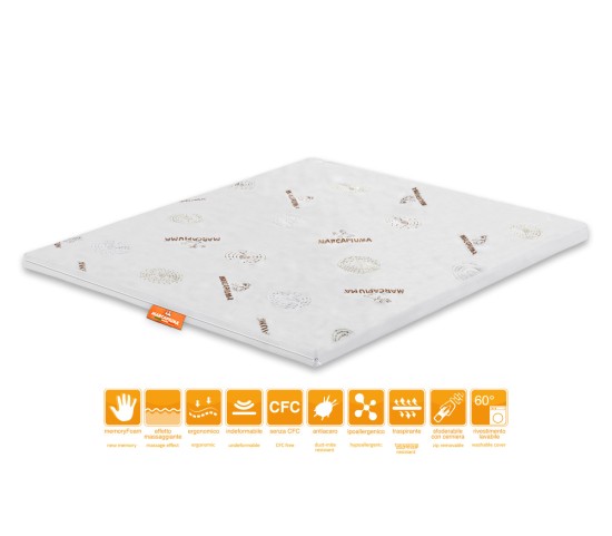 Topper Modell Comfort Doppelbett – Bezug Luxury - Marcapiuma