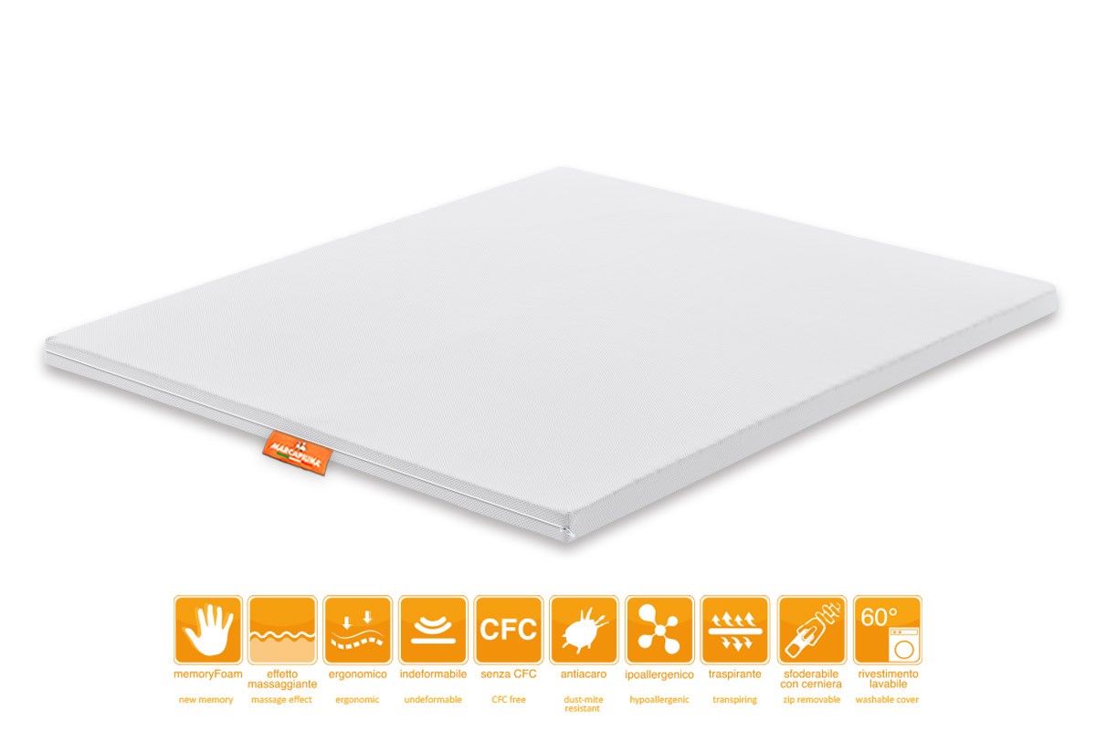 Topper Modelo Comfort Matrimonial – Funda Fresco - Marcapiuma