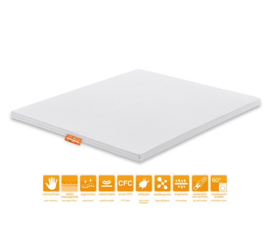 Topper Modell Comfort Doppelbett – Bezug Fresco - Marcapiuma