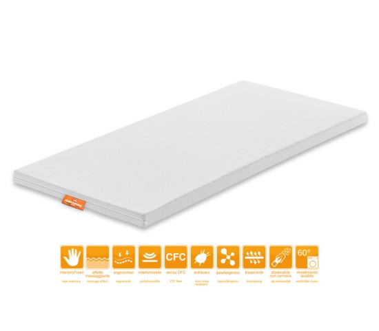 Topper Modell Comfort Einzelbett – Bezug Fresco - Marcapiuma