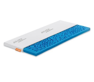 Surmatelas Levante New Memory Simple avec Housse Silver Antistress – Marcapiuma