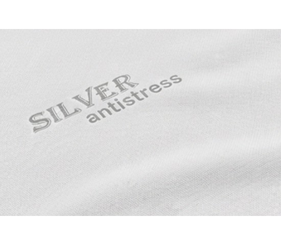 Levante New Memory Matratzentopper – Detail des Silver Antistress Bezugs – Marcapiuma