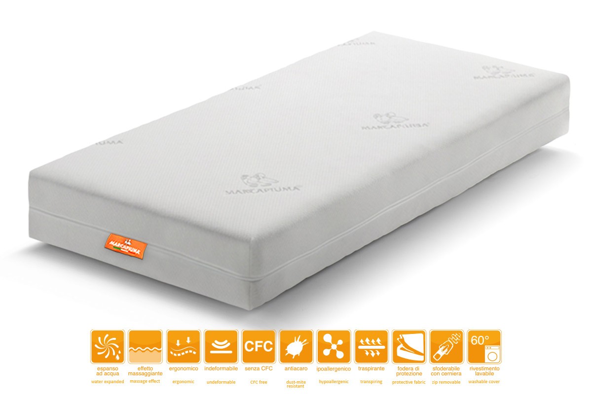 Matelas pliable pour canapé-lit Modèle SLIM Simple - Marcapiuma