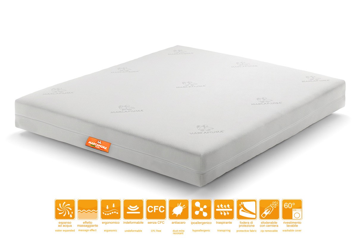 Matelas pliable pour canapé-lit Modèle SLIM Double - Marcapiuma
