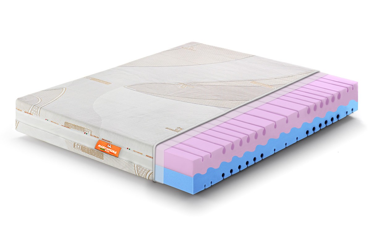 Materasso Waterfoam Matrimoniale You&Me rivestimento Eco-Friendly - Marcapiuma