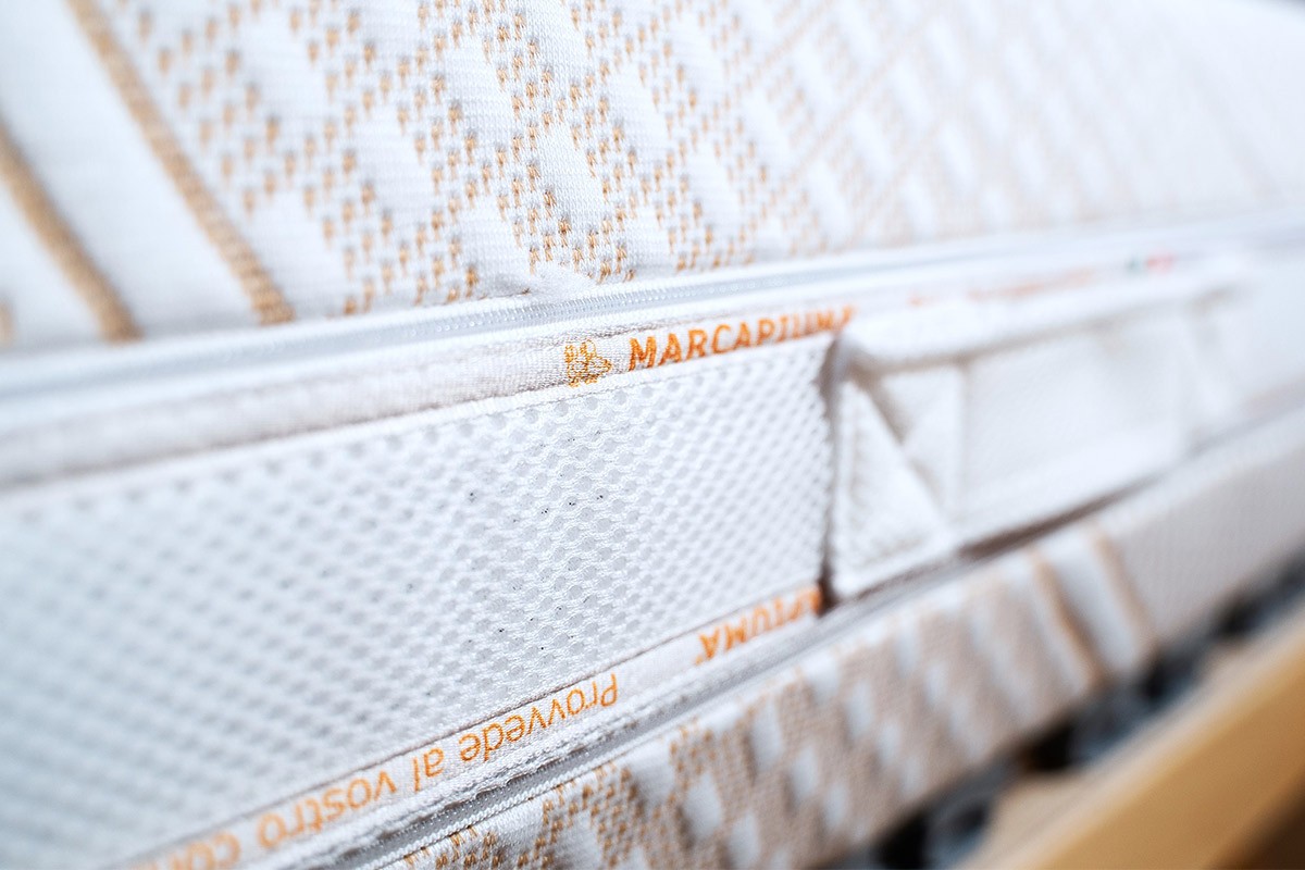 Materasso Waterfoam modello You&Me - tessuto Eco-Friendly fascia 3D - Marcapiuma