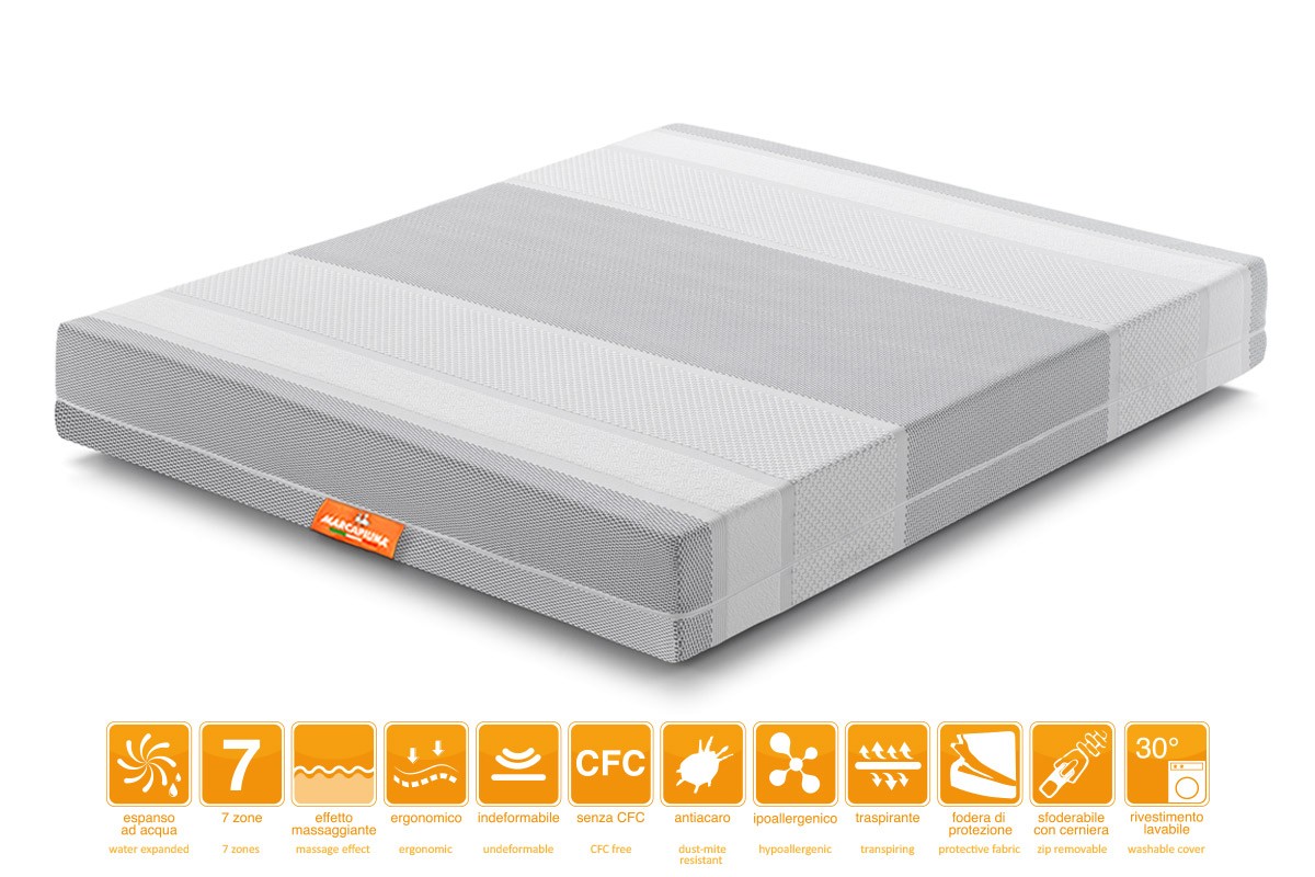 Colchón doble de Waterfoam You&Me con funda Klima – Marcapiuma