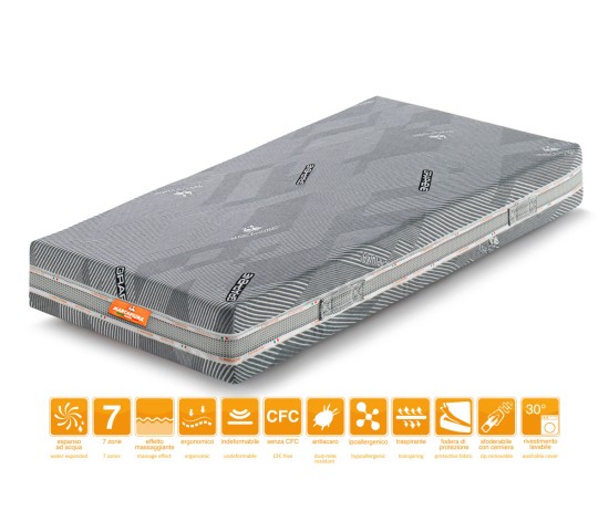 Colchón individual de Waterfoam You&Me con funda de Graphene – Marcapiuma