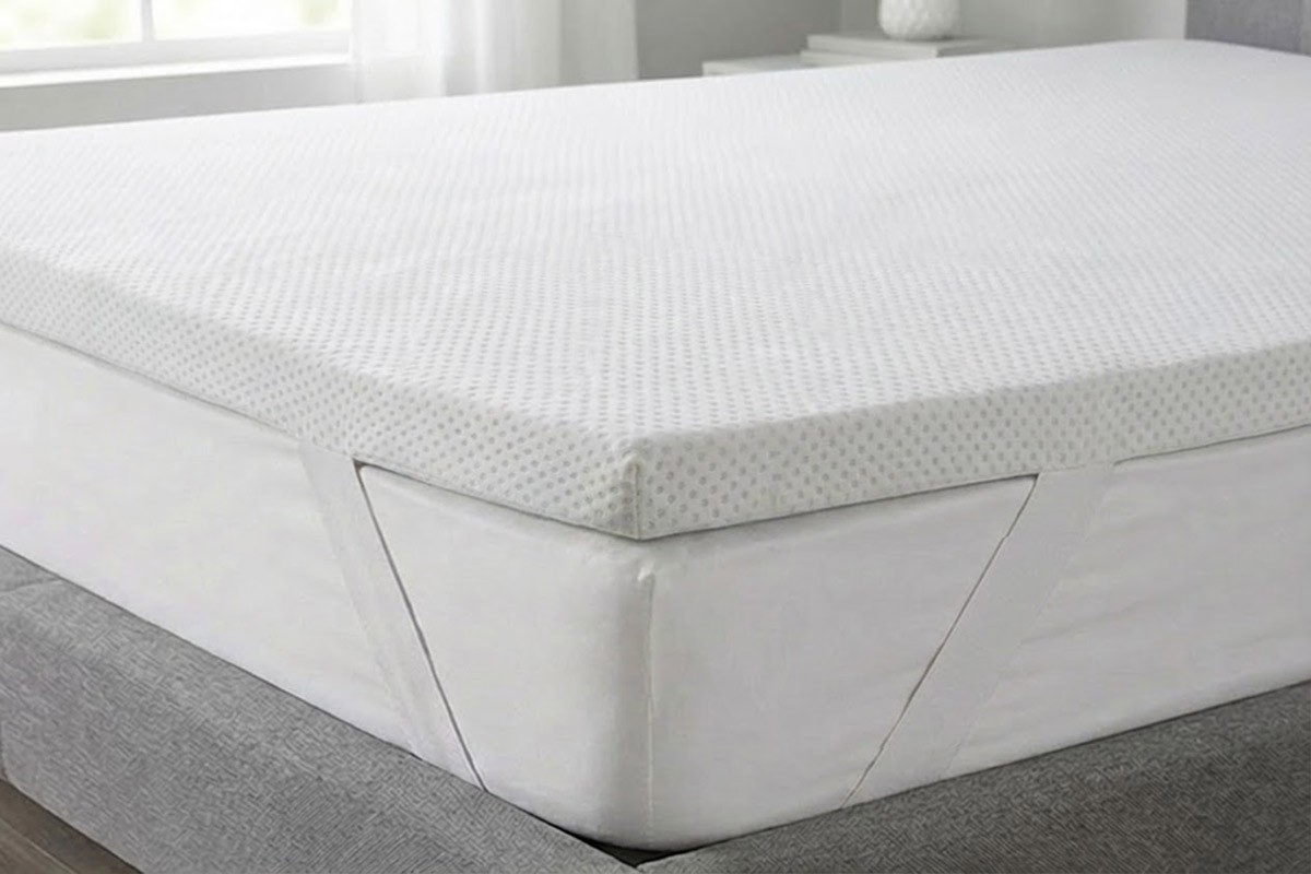 Surmatelas Modèle Comfort – Revêtement Fresco avec Élastiques - Marcapiuma