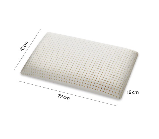 Oreiller à mémoire de forme modèle Slow Memory, forme savon mesures - Marcapiuma