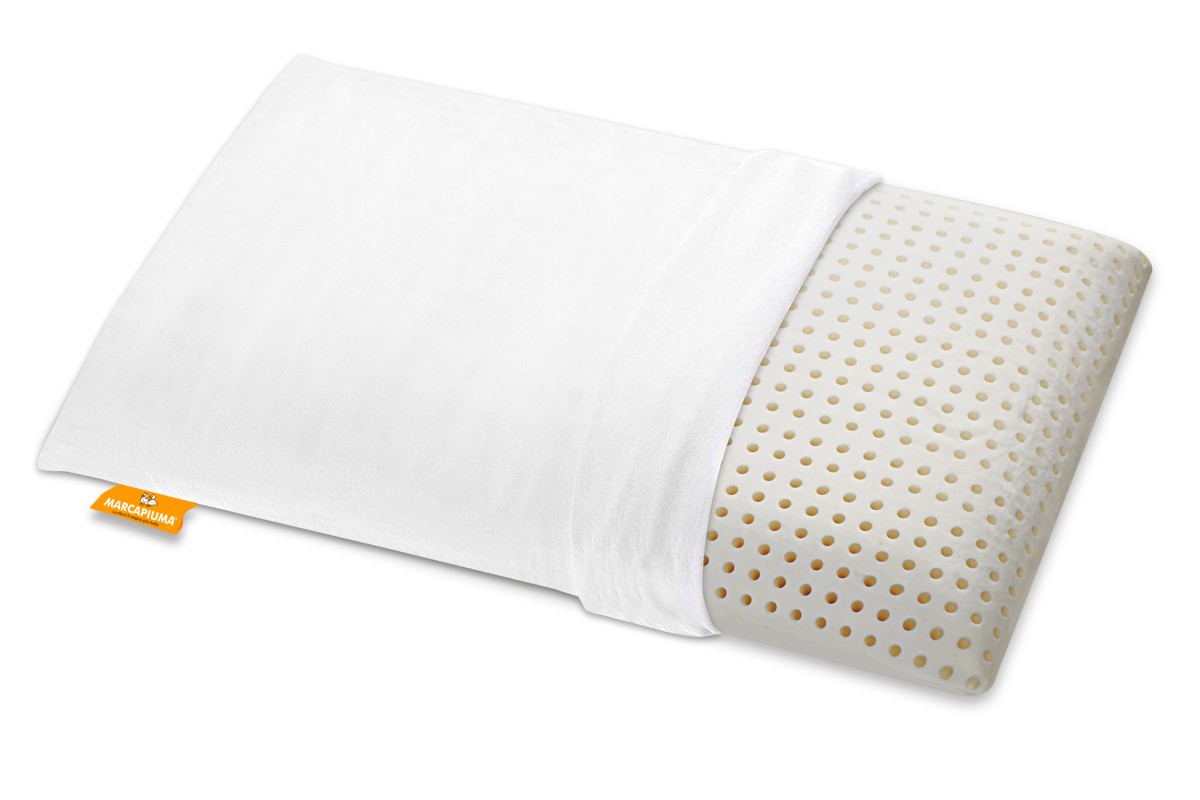 Cuscino in Memory modello Slow Memory forma saponetta fodera Cotone 100% sfoderabile con cerniera  - Marcapiuma