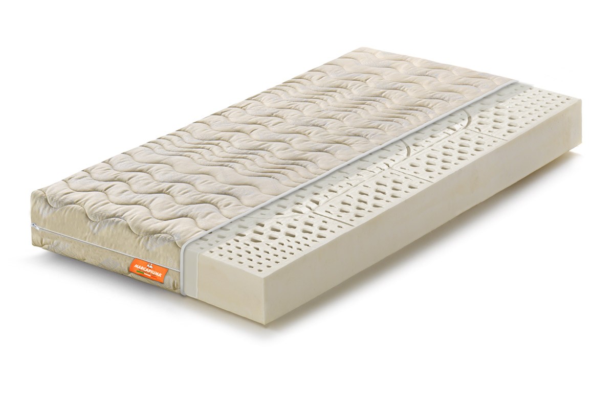 Materassino da bambino Lattice modello Teddy Rivestimento Cotone sfoderabile Sez - Marcapiuma