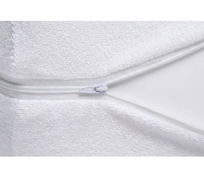 Protège-matelas en coton éponge  forme sac avec fermeture éclair | Non matelassé et respirant 2