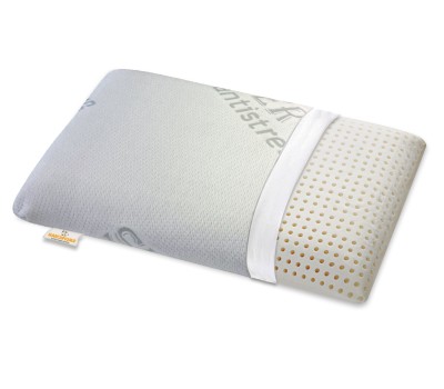 Cuscino in Memory modello Slow Memory forma saponetta Fodera tessuto Silver Antistress - Marcapiuma