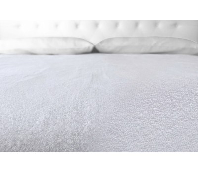 Terry Cotton Bag-Style Mattress Protector with Zipper | Non-Quilted and Breathable
