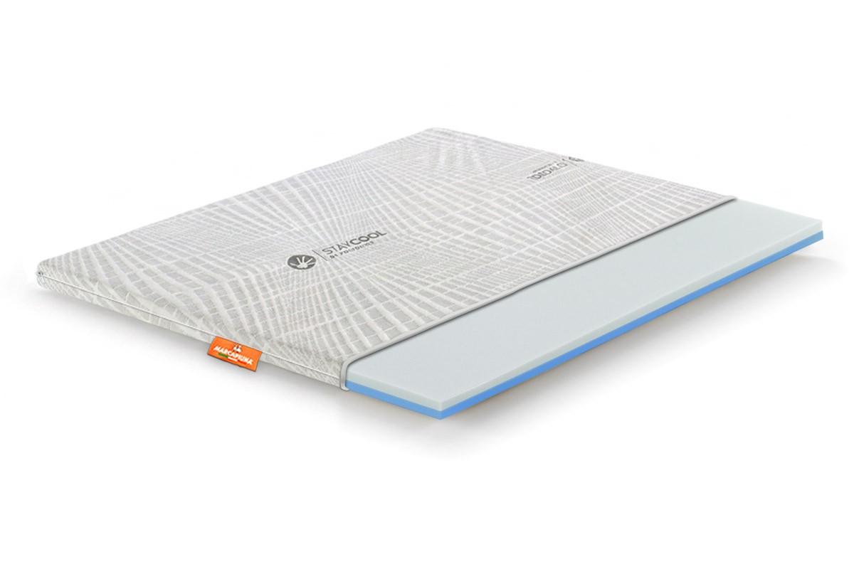 Topper rinfrescante in Memory modello Polar matrimoniale Rivestimento Staycool Sez - Marcapiuma