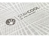 Topper Coprimaterasso Termoregolatore in Memory modello POLAR con tessuto STAYCOOL®