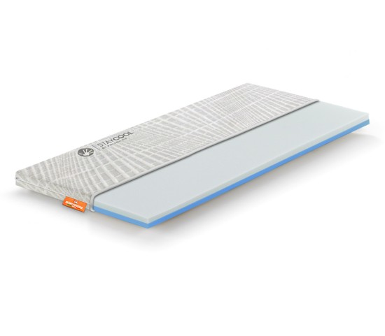 Surmatelas rafraîchissant en Memory Foam modèle POLAR avec revêtement STAYCOOL® Simple - Marcapiuma