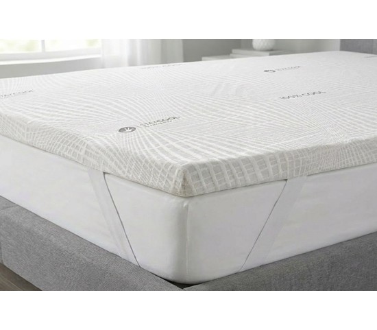 Topper rinfrescante in Memory modello Polar Rivestimento Staycool tessuto elastici - Marcapiuma