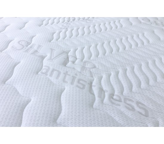 Materasso in Memory tessuto in Silver antistress e Resistat - Marcapiuma