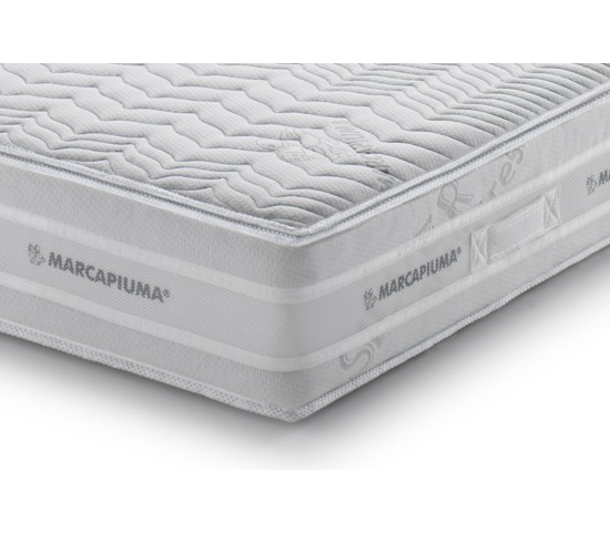 Matelas Mémoire de Forme modèle SUNSHINE avec housse Silver - Marcapiuma