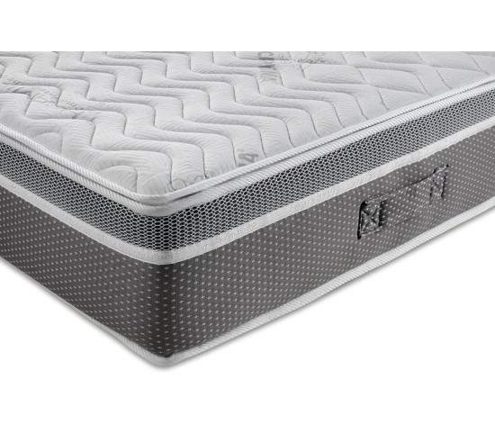 Materasso in Lattice Gel Memory modello Celebration Rivestimento Silver Antistress fascia 3D - Marcapiuma