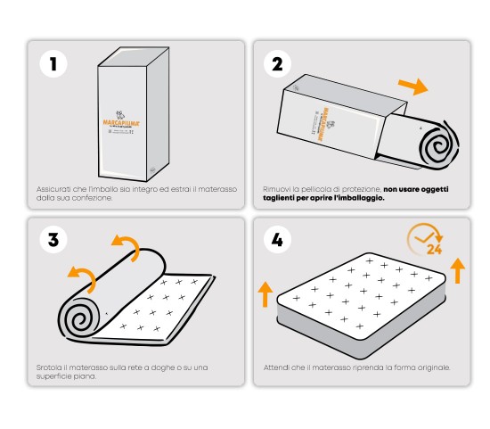 Latex Gel Mattress model ESSENTIAL- Marcapiuma