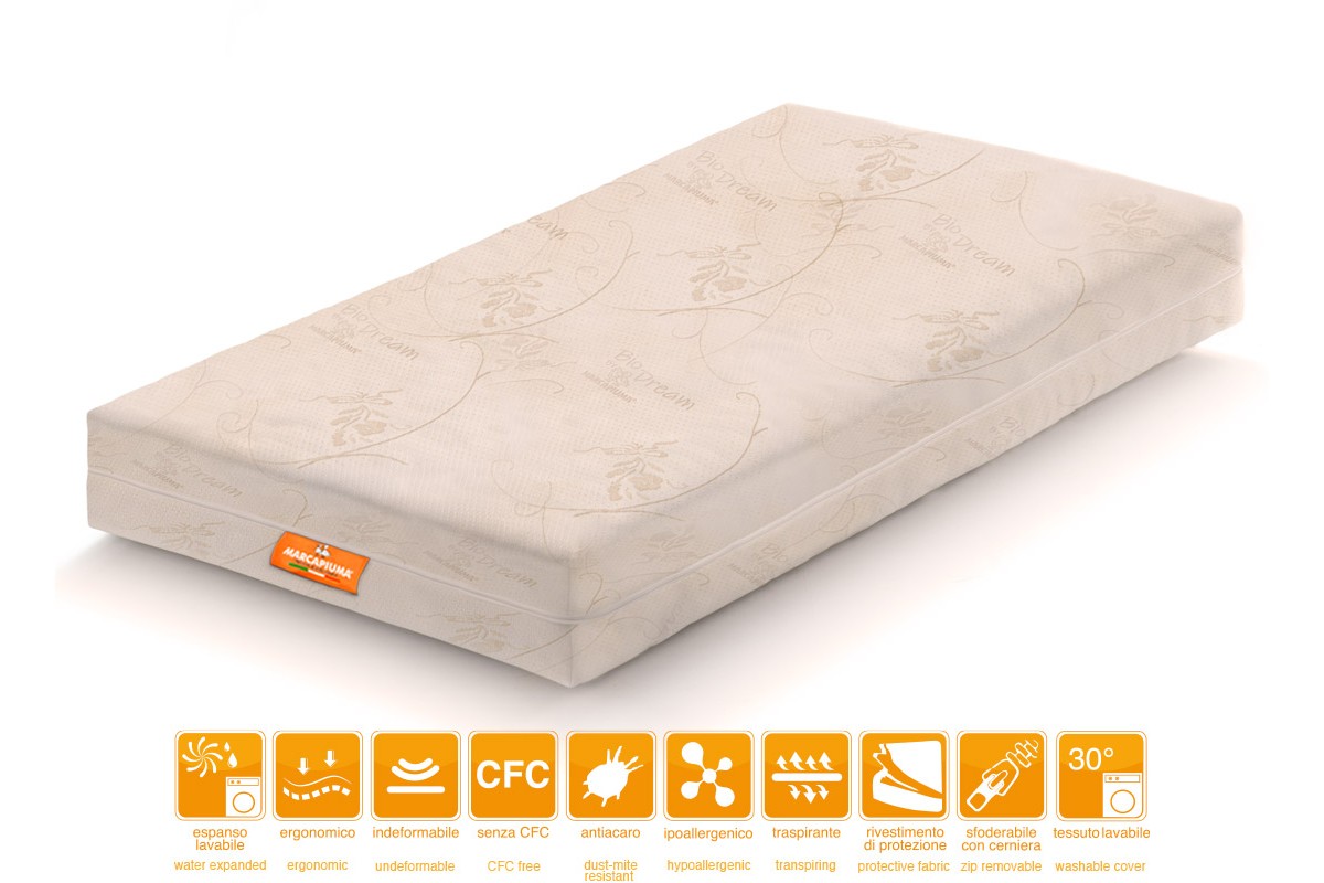 Matelas Enfant en mousse lavable modèle NEMO - Marcapiuma