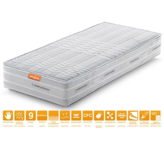 Matelas Mémoire de Forme modèle SUNSHINE - Marcapiuma