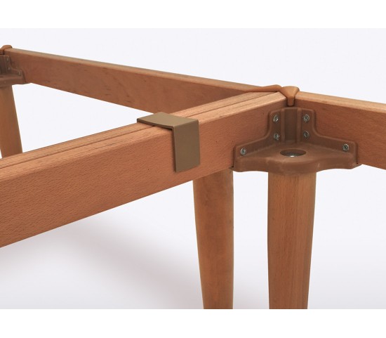 Gancio unione letto Rete doghe in legno - Marcapiuma