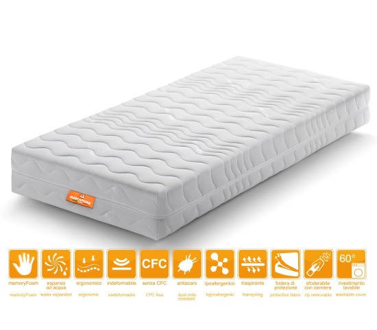 Materasso in Lattice Gel modello ESSENTIAL - Marcapiuma