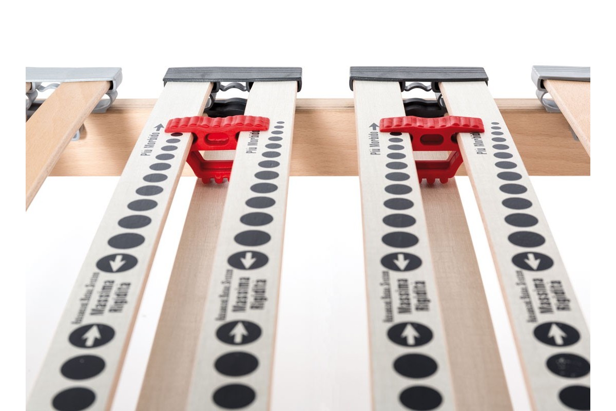 Rete a doghe modello NATURE MED regolatori lombari - Marcapiuma