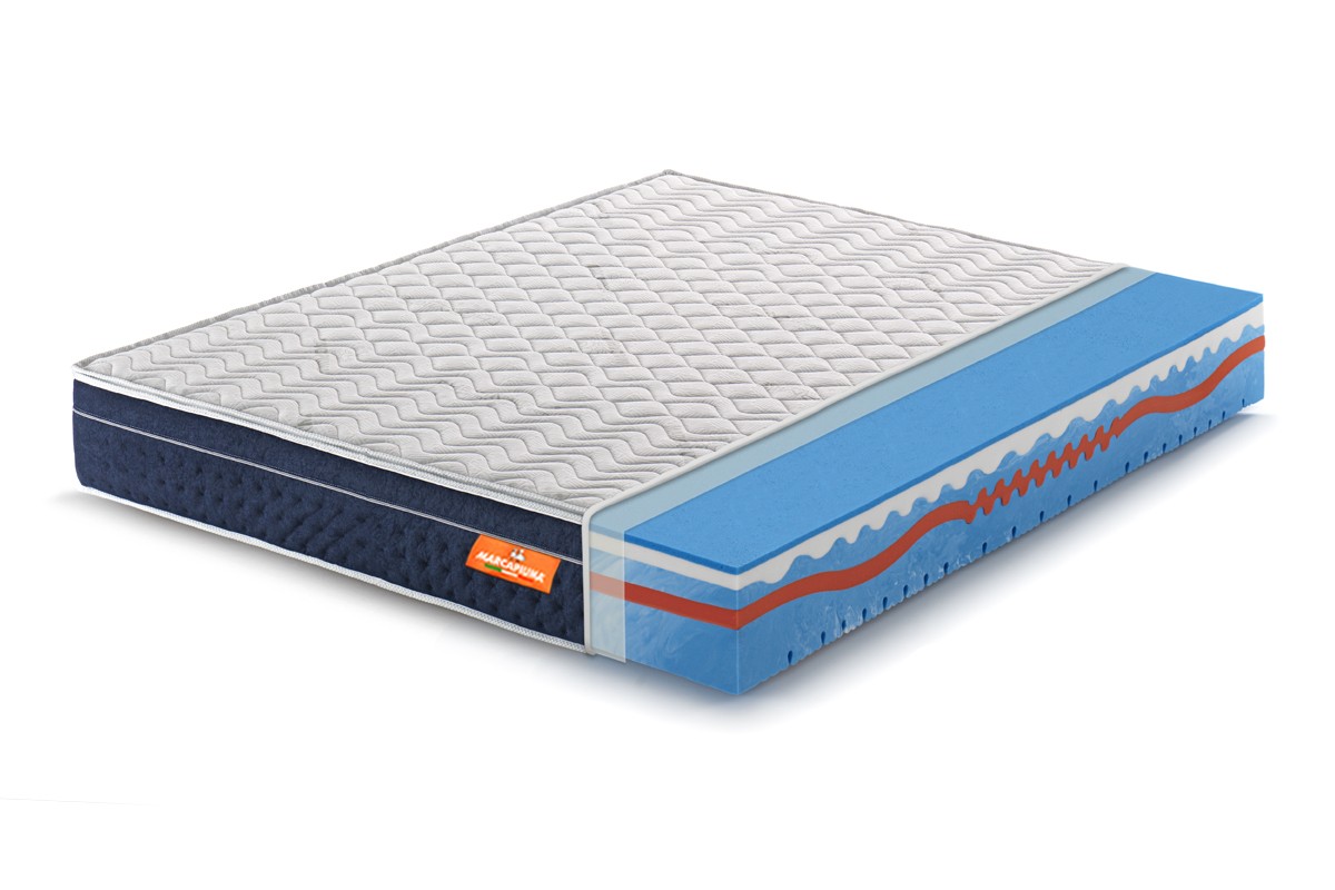 Materasso Memory modello Euphoria Matrimoniale con rivestimento Thermic Sez - Marcapiuma