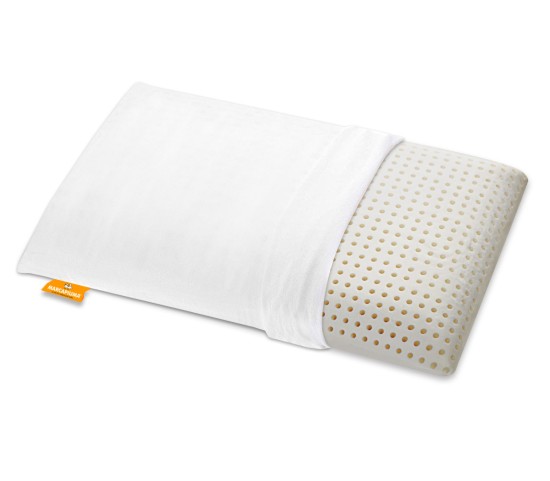 Almohada viscoelástica modelo Slow Memory forma de jabón funda desenfundable ALGODÓN con cremallera - Marcapiuma