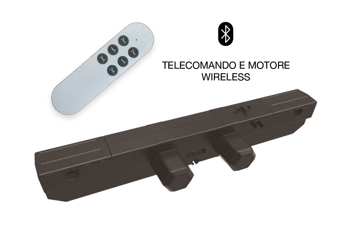 Rete con motore e telecomando wireless - Marcapiuma