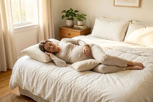 Posizioni per dormire in gravidanza: consigli pratici e cuscini consigliati